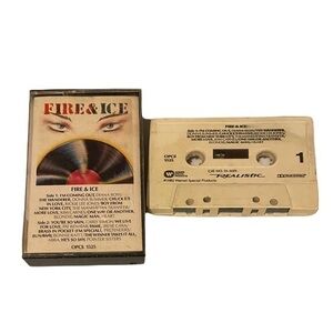 1980s Compilation pop cassette “Fire & Ice”.
